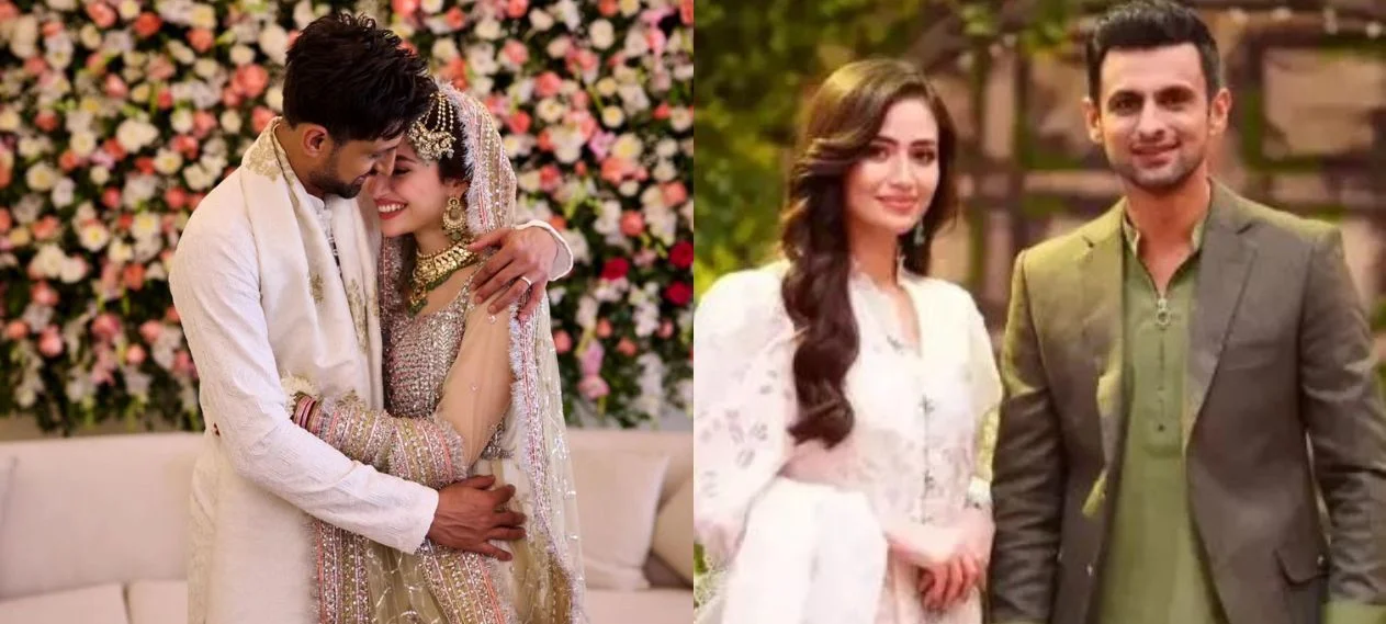 Pakistani Celebrities React on Sana Javed and Shoaib Malik’s Wedding